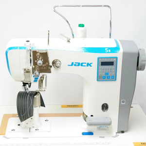 Machine à coudre industrielle automatique Jack S5 neuve avec alimentation par rouleaux et point de bourdon - Product Image 1