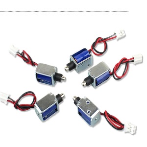 Mini 6V <span class=keywords><strong>12V</strong></span> DC tuyến tính <span class=keywords><strong>solenoid</strong></span> châm điện khóa thiết bị cơ khí kéo loại thu nhỏ <span class=keywords><strong>solenoid</strong></span> - Product Image 2