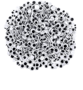 <span class=keywords><strong>Ojos</strong></span> Móviles de Plástico Negro para Manualidades, <span class=keywords><strong>Ojos</strong></span> Googly de Plástico en Varios Tamaños, Accesorios para Muñecos de Animales - Product Image 1
