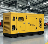 Générateur diesel Cummins 100 kW 150 kW 200 kW avec panneau ATS insonorisé