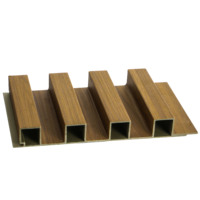 Panneaux muraux ignifuges en WPC SPC avec grain de bois PVC pour la décoration murale et les applications de divertissement