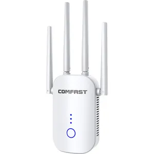 Comfast yüksek güç çift bant wifi sinyal tekrarlayıcı CF-WR758AC 5.8GHz wifi sinyal tekrarlayıcı uzun menzilli kablosuz erişim noktası tekrarlayıcı booster