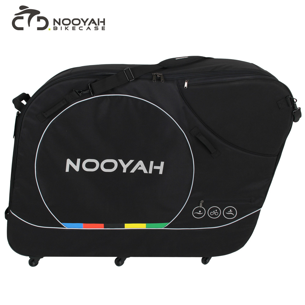 NOOYAH Bike Travel Bag - Bicycle Transport Case for Road & TT