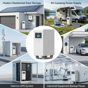 Systèmes de stockage d'énergie portables hors réseau pour camions et camping-cars, empilables, 0-5 kWh, batteries cylindriques au lithium-ion - Product Image 6