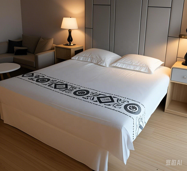Luxury Cotton Bed Sheets High Design Printed Hotel Bedding Set Sheet Pillowcase Duvet Cover BedSheets Set Cotton Hotel Bed Linen