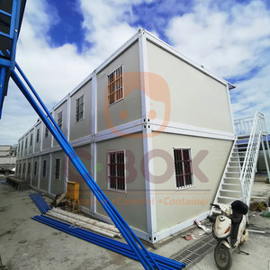 Casa Contenedor Oficina Estándar Rectangular Diseño Industrial Montaje Rápido Para Sitio de Construcción - Product Image 1