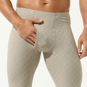<span class=keywords><strong>Pigiama</strong></span> <span class=keywords><strong>Termico</strong></span> Lungo da Uomo Invernale in Spandex/Poliestere Traspirante, Elastico, Antibatterico, Spesso, per Mantenere il Calore Interno - Product Image 1