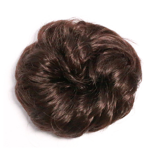 Vente en gros <span class=keywords><strong>Chignon</strong></span> synthétique bouclé <span class=keywords><strong>Chignon</strong></span> <span class=keywords><strong>Postiche</strong></span> Chouchou Extension de cheveux en forme de beignet Utilisation de <span class=keywords><strong>mariage</strong></span> - Product Image 1