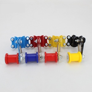 Tensor de cadena de polea de aluminio Universal, ajustador de longitud de enlace de motocicleta para modificación de cadena - Product Image 6