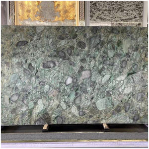 Losas de Cuarcita Verde Esmeralda <span class=keywords><strong>Palladium</strong></span> Smeraldo Brasileña Exótica, Pulidas, con Retroiluminación LED para Encimeras de Cocina y Sala de Estar - Product Image 5