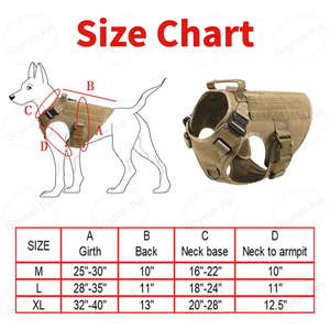 Ensemble de <span class=keywords><strong>harnais</strong></span> pour <span class=keywords><strong>chien</strong></span> tactique <span class=keywords><strong>Harnais</strong></span> pour <span class=keywords><strong>chien</strong></span> avec <span class=keywords><strong>collier</strong></span> de laisse de dressage robuste avec sacs de selle - Product Image 6