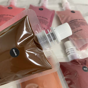 Brillo Labial Mineral Vegano al por Mayor, Base de Aceite, Pigmento <span class=keywords><strong>en</strong></span> <span class=keywords><strong>Gel</strong></span>, Hidratante, Altamente Pigmentado, Mate, Brillo Labial Transparente para DIY - Product Image 4