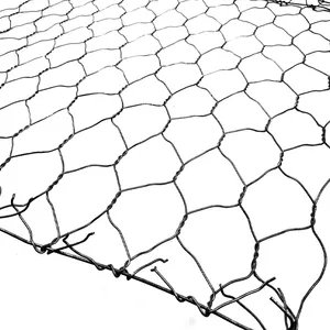 Lưới rọ đá mạ kẽm nhúng nóng bảo vệ mái dốc phủ nhựa lưới rọ đá có khả năng chống xói mòn mạnh mẽ của dây thép gai