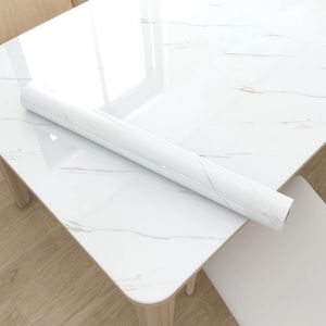 Papier Peint Marbre Auto-Adhésif PVC Étanche Carreaux Muraux 3D pour Crédence de Cuisine et Salle de Bain - Product Image 5