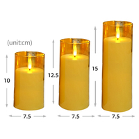 Bougies Pilier LED Électriques en Plastique Ivoire à Piles pour Décoration de Mariage, Anniversaire, Centre de Table et Fête