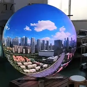 Customized special Led ball display P3 indoor globe shape Led Sphere Screen