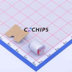 Condensador Sólido 6R3AREP152M10A2L10T, Componente de Montaje en Orificio (THT), D10xL11.5mm 1500uF 6.3V 10mm 11.5mm - Product Image 1