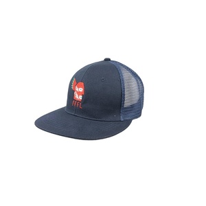 High Quality Custom Logo Printed Polyester Cotton Trucker Caps Promotional <b>Hats</b> & Caps - Product Image 4