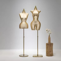 Maniquí de Medio Cuerpo Femenino de Talla Grande con Busto y Cadera Curvos para Exhibición de Vestidos de Novia, Maniquí de Talla Grande