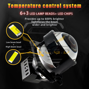 Kit d'objectif de projecteur LED Plug and Play pour des travaux de rénovation de phares de voiture faciles - Product Image 4