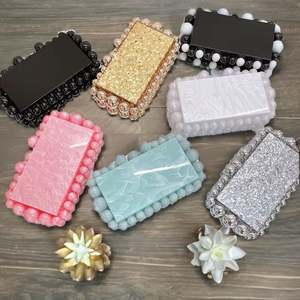 Bolso bandolera y de hombro para mujer, para bodas, fiestas nocturnas, clutch con flecos, bolso de mano para mujer - Product Image 2