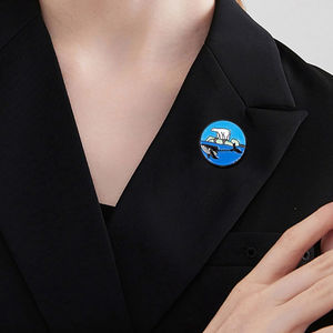保护海洋动物 - 防污染胸针、环保主题胸针、日常多功能背包配件 - Product Image 3