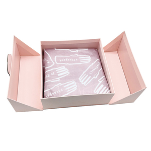 Boîtes <span class=keywords><strong>de</strong></span> forme <span class=keywords><strong>de</strong></span> livre en carton rigide avec fermeture magnétique à double <span class=keywords><strong>porte</strong></span>, logo personnalisé imprimé, emballage cadeau haut <span class=keywords><strong>de</strong></span> gamme populaire - Product Image 1