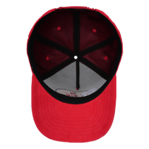 Casquette de baseball en daim rouge TCAP personnalisée de haute qualité à 5 panneaux avec broderie 3D et protection solaire - Product Image 6