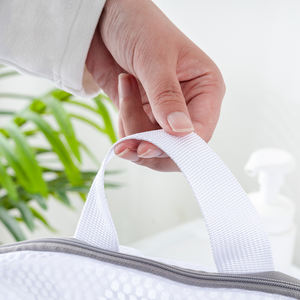 أكياس غسيل شبكية مع مقبض فتح بسحاب كيس غسيل شبكي للمعاطف والسترات والملابس الداخلية جورب السفر - Product Image 4