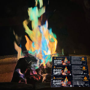 30 جم لنيران سحرية مشعلة مسحوق سحري متغير اللون نابض بالحياة ويدوم طويلاً - Product Image 4