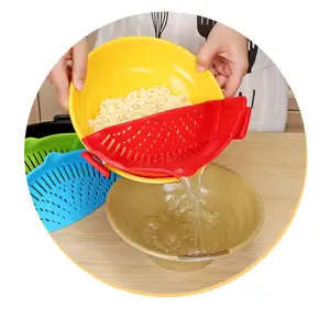 Uso domestico Multifunzione colorato resistente scarico della cucina Frutta acqua di drenaggio side Pot Pot scolapiatti filtro per l'acqua