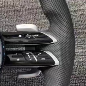 พวงมาลัยคาร์บอนไฟเบอร์สไตล์แมลงปอปรับแต่งได้เหมาะสำหรับ <span class=keywords><strong>Mercedes</strong></span> <span class=keywords><strong>Benz</strong></span> A35 A45 G63 G500 <span class=keywords><strong>AMG</strong></span> GT S63 W223 GLA45 GLE63 - Product Image 4