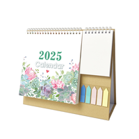 Mini calendrier quotidien coloré de haute qualité avec notes autocollantes Imprimante de calendrier de bureau 2025