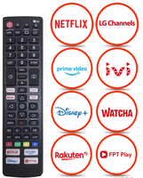 Control Remoto Universal para Smart TV LG LED/LCD, Reemplazo Compatible con CRC2303V
