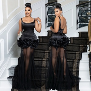 ชุดเดรสยาวผ้าซาตินหรูหราสำหรับผู้หญิง ลายดอกไม้ ชุดราตรีสำหรับงานปาร์ตี้ คลับ ค็อกเทล งานรับปริญญา ปี 2025 - Product Image 1