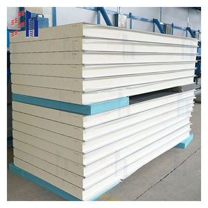 SH Decorativo Sip Puf Espuma Revestimiento <span class=keywords><strong>de</strong></span> <span class=keywords><strong>techo</strong></span> Lana <span class=keywords><strong>de</strong></span> vidrio Lana <span class=keywords><strong>de</strong></span> roca Pu Sandwich Panel <span class=keywords><strong>de</strong></span> pared exterior 50 <span class=keywords><strong>mm</strong></span> - Product Image 1