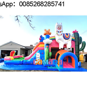 Château Gonflable Commercial à Glissière, Meilleure Vente, Prix Usine, Combo Gonflable Commercial pour Location de Fêtes d'Enfants - Product Image 4