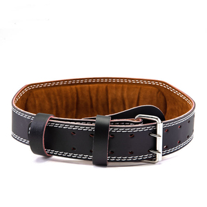 2025 <b>Drop</b> Ship Fitness <b>Back</b> Support Squat Weight Custom Logo Leather Lifting Squats Weightlifting Powerlifting Lever Gym Belt - Product Image 2