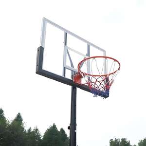Panier de <span class=keywords><strong>basket</strong></span>-ball professionnel à <span class=keywords><strong>base</strong></span> lestée simulée, résistant au vent, de qualité tournoi, avec anneau détachable et anti-fade - Product Image 4