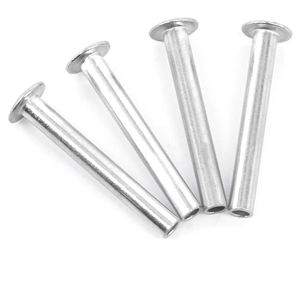 Remaches Tubulares Semihuecos de Aluminio con Cabeza Redonda de 3mm, 4mm, 5mm, Personalizables para Fabricación de Muebles - Product Image 5