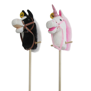 Vente chaude Licorne <span class=keywords><strong>Hobby</strong></span> <span class=keywords><strong>Horse</strong></span> avec son-Jouet de bâton d'équitation en peluche pour enfants Jeu interactif - Product Image 5