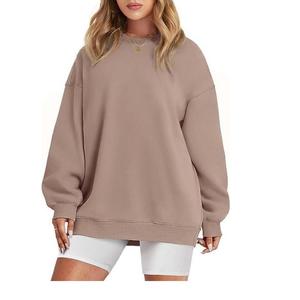 Sudaderas con logotipo personalizado 2025, sudadera de talla grande de gran tamaño para mujer, sudadera de algodón de alta calidad del proveedor BD - Product Image 2