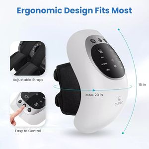 Masajeador de Rodilla Inalámbrico OEM con Calor y Terapia de Masaje con Luz Roja, Relaja los Músculos Tensos para Aliviar el Dolor de Rodilla - Product Image 5