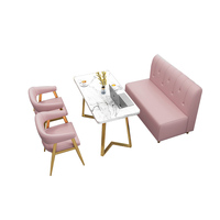Muebles para Restaurante de Comida Rápida, Pizza, España, Tapicería para Cafetería, Banqueta, Mesa y Banco para Restaurante, Asientos de Sofá