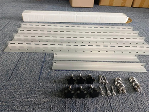 Support de <span class=keywords><strong>panneau</strong></span> <span class=keywords><strong>solaire</strong></span> pour mini <span class=keywords><strong>balcon</strong></span>, réglable en triangle, en aluminium anodisé AL6005-T5, pour montage sur toit plat - Product Image 5