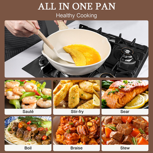 <span class=keywords><strong>Wok</strong></span> en aluminium moulé sous pression antiadhésif avec poignée douce au toucher, vente en gros, produit très demandé - Product Image 4