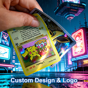 Cartes à collectionner holographiques personnalisées, cartes de jeu holographiques imprimées sur mesure, cartes brillantes <span class=keywords><strong>laser</strong></span> de qualité supérieure pour collection - Product Image 6