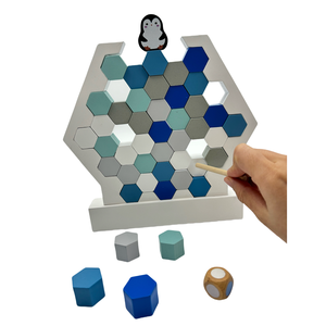 <span class=keywords><strong>Juego</strong></span> de trampa de pingüinos de madera Save Penguin Break Ice Frozen Game para niños - Product Image 2