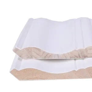 Nhà Máy Bán Hàng Trực Tiếp Trang Trí Primed Vương Miện Đúc Khắc Cornice Đúc Trang Trí Cornice