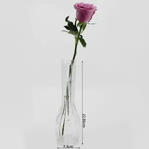 Petit Vase en verre bourgeon Vase décoration fabricant fournir nouveau Style